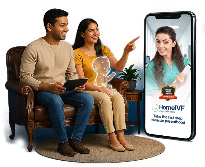 Couple with IVF App