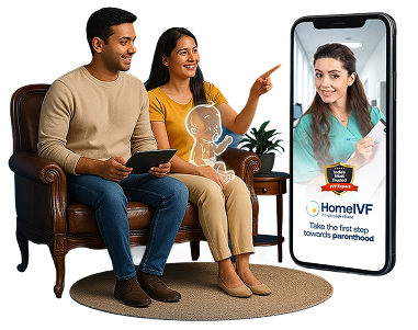 Couple with IVF App
