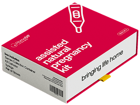 HomeIVF Assisted Natural Pregnancy Kit — ovulation strips, thermometer, prenatal supplements and cycle-tracking journal
