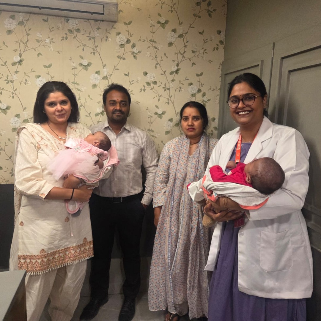 HomeIVF newborn baby delivered through fertility treatment