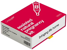 HomeIVF Assisted Natural Pregnancy Kit box — bringing life home
